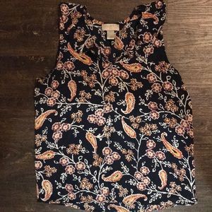 Paisley and floral blouse